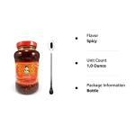 Lao Gan Ma Spicy Chili Crisp Hot Sauce Family/Restaurant Size 24.69 Oz.(700 g.) + Only one Free NineChef Spoon - Image 2