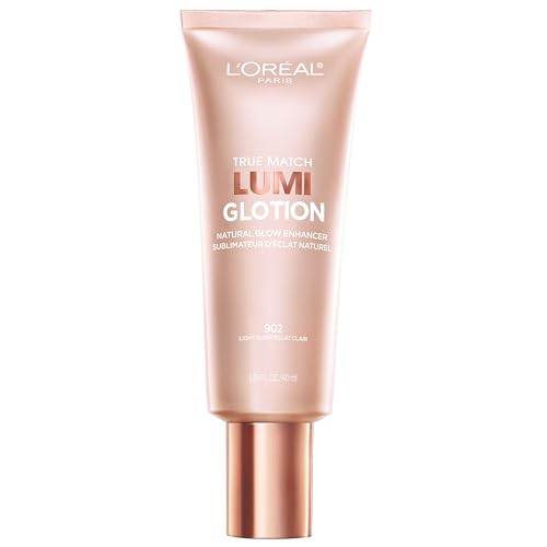 L’Oréal Paris Makeup True Match Lumi Glotion, Natural Glow Enhancer, Illuminator Highlighter Skin Tint, for an All Day Radiant Glow, Light, 1.35 Ounces