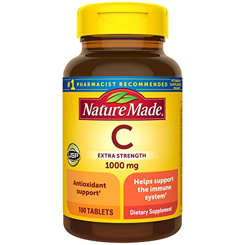 Version 1.0.0 Nature Made Extra Strength Vitamin C 1000 mg, Dietary Supplement for Immune Support, 100 Tablets, 100 Day Supply - Image 1