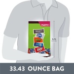 Hershey Assorted Chocolate Flavored Snack Size, Candy Party Pack, 33.43 oz - Image 2