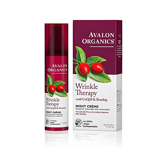 41YGLNI7RWL.jpg Avalon Organics Night Crème, Wrinkle Therapy, 1.75 Oz - Image 1