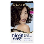 Clairol Nice'n Easy Permanent Hair Dye, 3 Brown Black Hair Color, Pack of 1