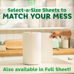 Bounty Select-A-Size Paper Towels, White, 2 Double Plus Rolls = 5 Regular Rolls - Image 4