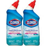 Clorox Toilet Bowl Cleaner, Clinging Bleach Gel, Ocean Mist - 24 Ounces, Pack of 2 - Image 6