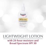 Eucerin Daily Protection Face Lotion - Broad Spectrum SPF 30 - Moisturizes and Protects Sensitive, Dry Skin - 4 fl. oz. Pump Bottle - Image 8