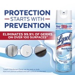 Lysol Disinfectant Spray, Sanitizing and Antibacterial Spray, For Disinfecting and Deodorizing, Crisp Linen, 19 Fl. Oz (Pack of 2) - Image 3