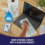 Sparkle Pick-A-Size Paper Towels, Spirited Prints, 6 Double Rolls = 12 Regular Rolls, Everyday Value Paper Towel With Full And Half Sheets - Image 5