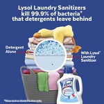 Lysol Laundry Sanitizer Additive, Bacteria-Causing Laundry Odor Eliminator, 0% Bleach Laundry Sanitizer, color, , Multi 90 Fl Oz Crisp Linen - Image 6