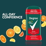 Degree Men Original Antiperspirant Deodorant for Men, Pack of 2, 48-Hour Sweat and Odor Protection, Sport 2.7 oz - Image 11