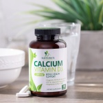 Calcium 1200 mg Plus Vitamin D3, Bone Health & Immune Support - Nature's Calcium Supplement with Extra Strength Vitamin D for Extra Strength Carbonate Absorption Dietary Supplement - 120 Tablets - Image 2