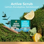 Irish Spring Active Scrub Mens Bar Soap, Men's Exfoliating Bar Soap, Smell Fresh and Clean for 12 Hours, Men Soap Bars for Washing Hands and Body, Recyclable Carton, 24 Pack, 3.7 Oz Soap Bars - Image 3