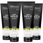 TRESemme Hair Gel with Vitamin B, Extra Hold Hair Gel, Protect Hair from Damaging Hair Dryer, Styling Tools & Appliances, Volumizing Hair Products with Frizz Control, 4 Tubes - 9 Oz. Ea.