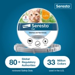 Seresto Cat Vet-Recommended Flea & Tick Treatment & Prevention Collar for Cats | 8 Months Protection - Image 3
