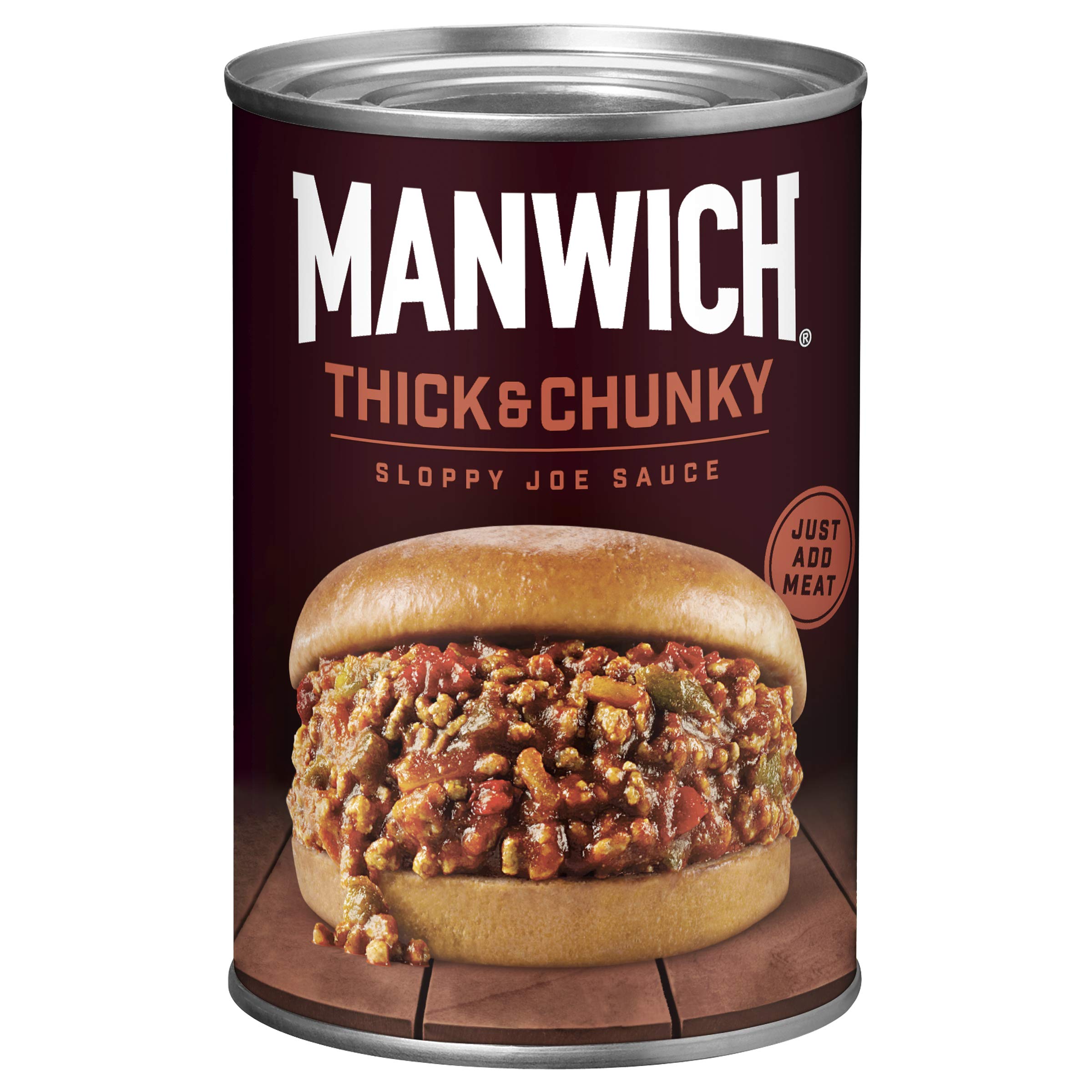 Version 1.0.0 Manwich Sloppy Joe Sauce, Thick and Chunky, Canned Sauce, 15.5 oz - Image 1