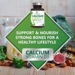 Calcium 1200 mg Plus Vitamin D3, Bone Health & Immune Support - Nature's Calcium Supplement with Extra Strength Vitamin D for Extra Strength Carbonate Absorption Dietary Supplement - 120 Tablets - Image 4