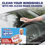 Mr. Clean Magic Eraser, Extra Durable, Shoe, Bathroom, Shower, and Car Window and Windshield Cleaner, Cleaning Pads with Durafoam, 10 Count - Image 5