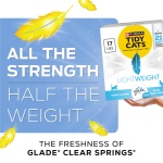 Purina Tidy Cats LightWeight With Glade Clear Springs Multi-Cat, Clumping, Low Dust, Scented Cat litter - 17 lb. Box - Image 8